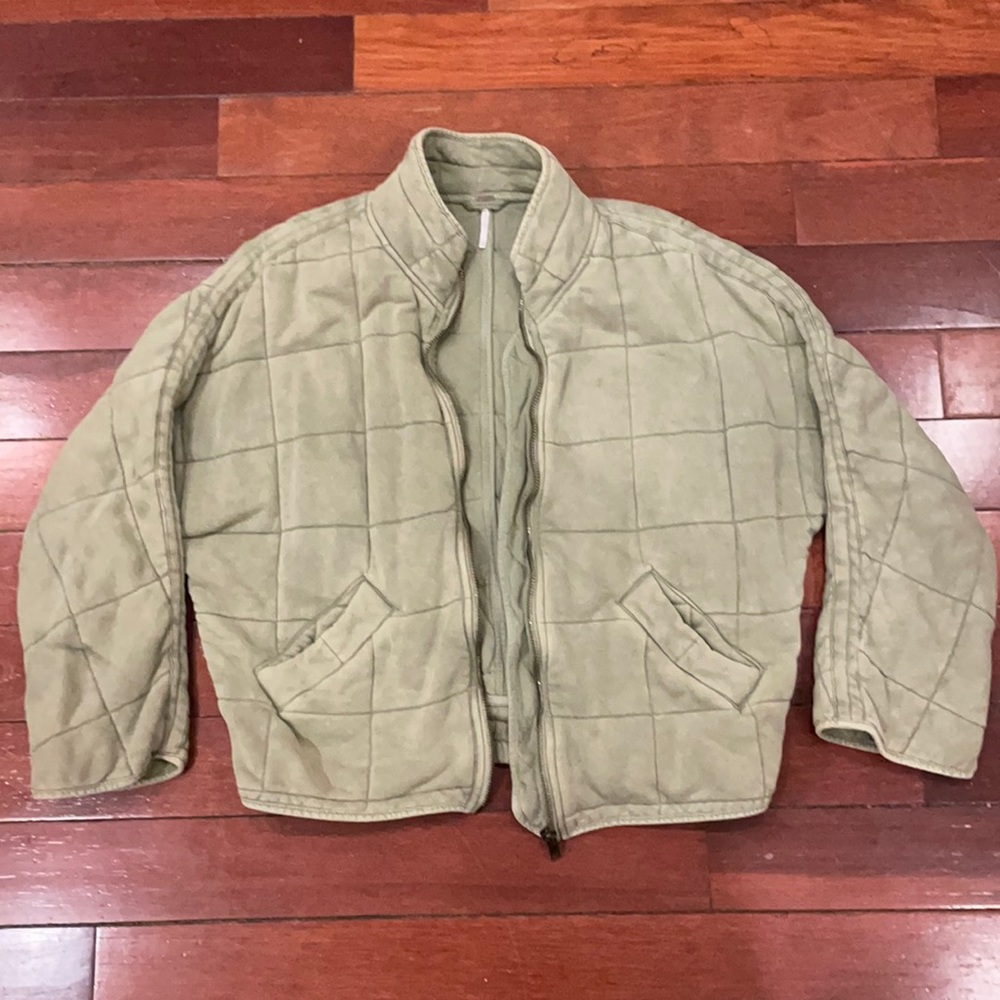 Free People Dolman Quilted Knit Jacket Size XS